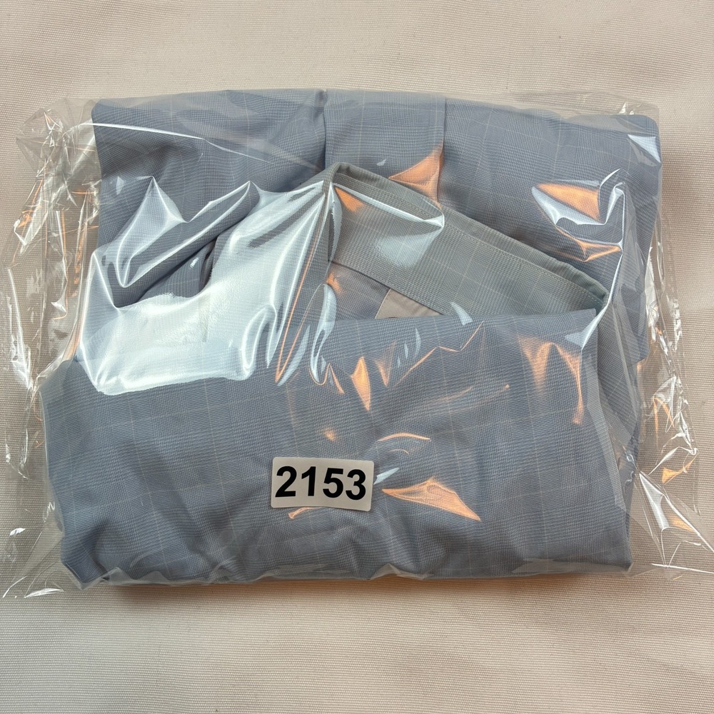 Brooks Brothers Blue Windowpane Dress Shirt 16.5 33 Traditional Cotton Non Iron - Picture 6 of 6
